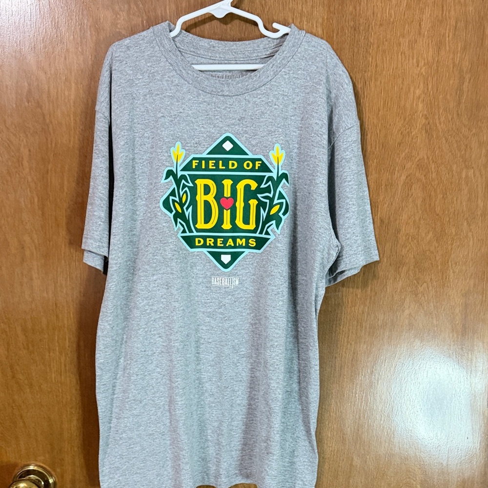 Field of Big Dreams Kids Gray T-Shirt